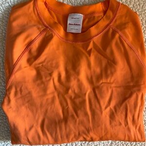 Orange Hanna  Anderson swim rash guard size 8. Great condition